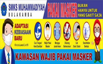 Pelaksanaan PTM Terbatas SMKS Muhammadiyah Bulakamba